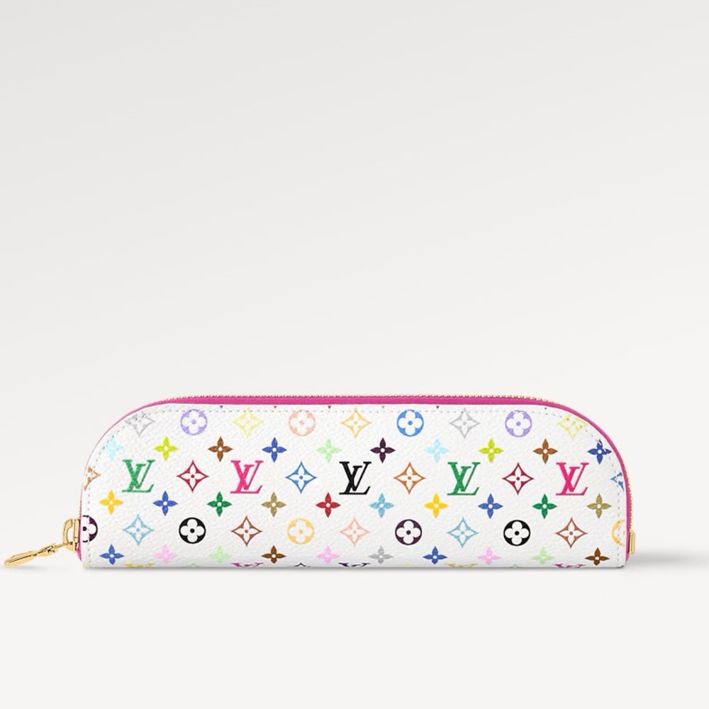 Louis Vuitton x Murakami white multicolor Charlotte pencil pouch